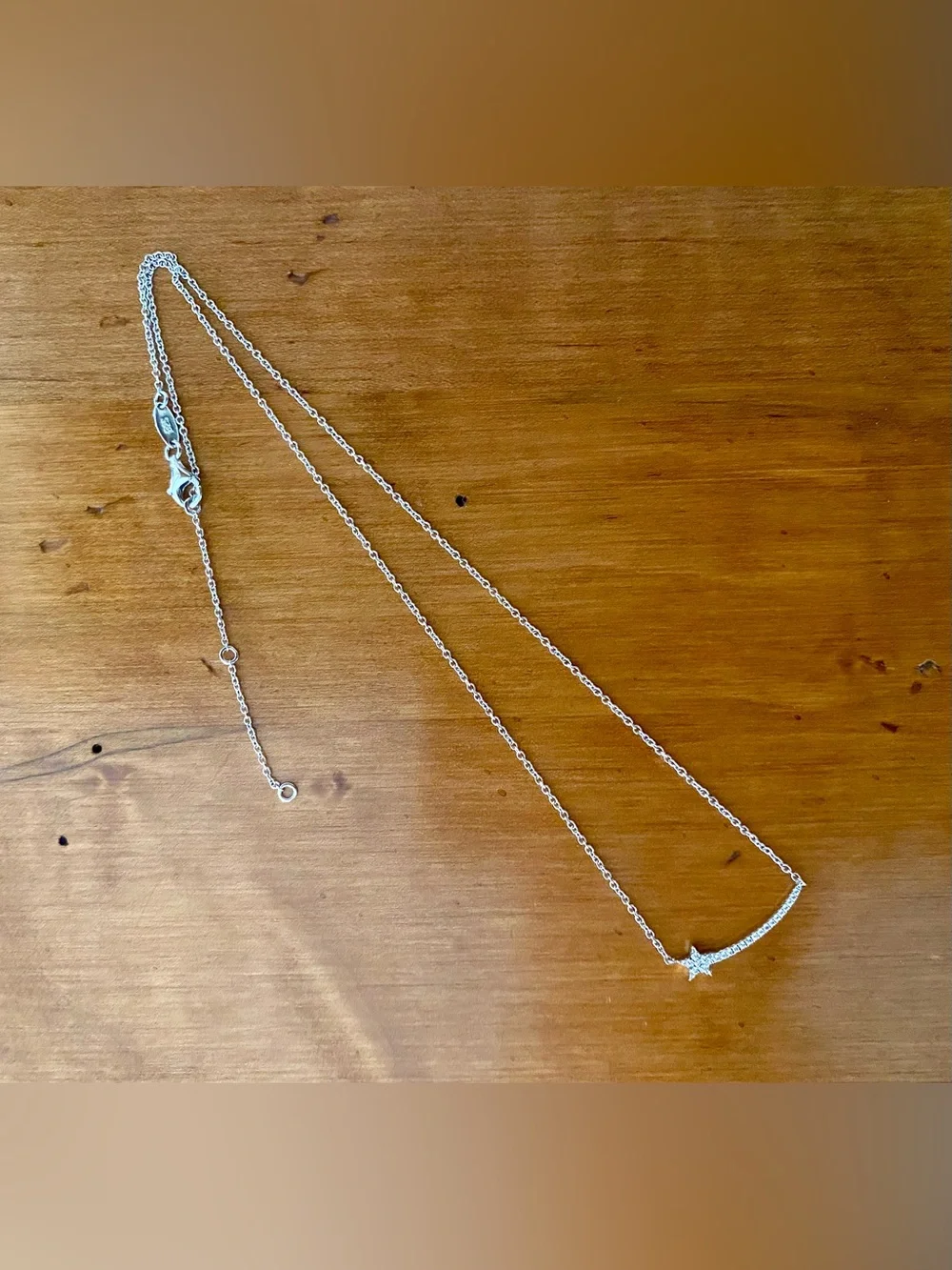 LaFonn Sterling Silver Shooting Star Necklace